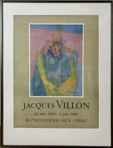 A15: Jaques Villon Ausstellungsplakt Oslo 1959 /1960